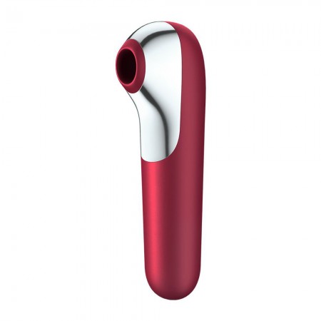 Satisfyer App Enabled Dual Love Clitoral Massager Red