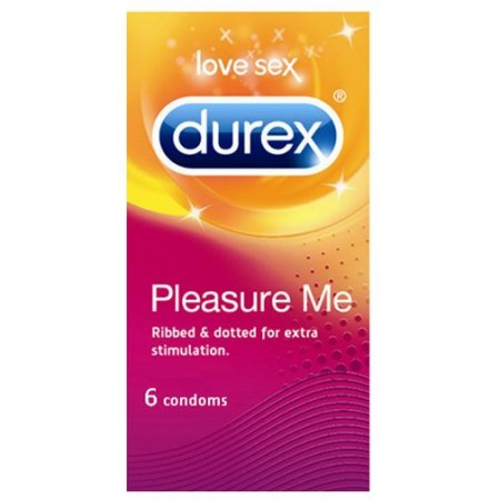 Durex Pleasure Me 6 Pack Condoms